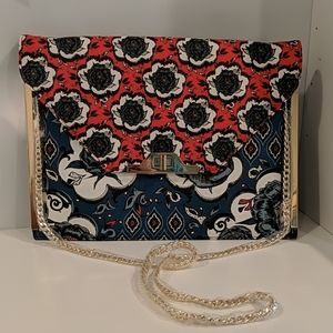 Aldo Floral Envelope Clutch Crossbody